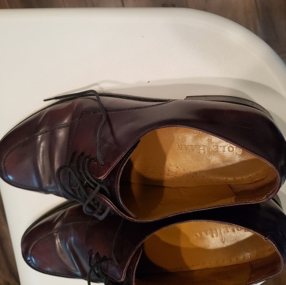 Cole Haan Mens Sz 11 Nike Air Lot Burgundy Leather